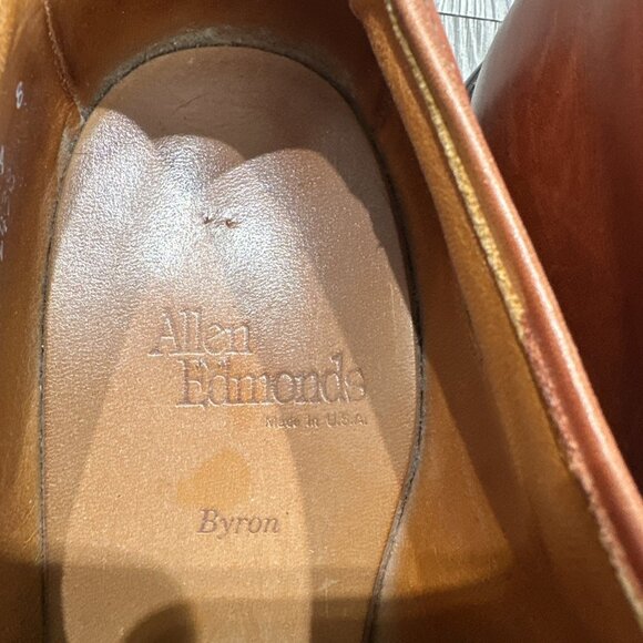 ALLEN EDMONDS Mens Size 10 D Byron Brown Leather Cap Toe Oxford Dress Shoes main image 10